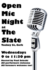 Cork open mic night